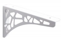 Менсолодержатель «Париж», отделка белый бархат (матовый), комплект 2 штуки