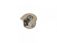 Стяжка-полкодерж. д/плиты 16мм, +дюбель L=11мм FIRMAX, цинк, никель (2 части)