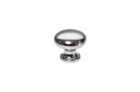 Ручка-кнопка, отделка хром глянец