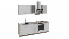 Кухонный гарнитур длиной - 240 см (со шкафом НБ)