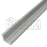 Направляющая врезная, серебро/металлик, L-2600: 0681_416 2,6 M