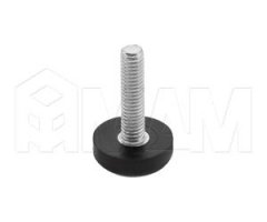 SuperGlide Ножка мебельная круглая D22мм, M8x25 мм: HR-T2208-25