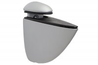 Менсолодержатель "Пеликан", отделка хром матовый, большой, комплект 2 штуки