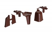 Комплект угловых элементов для овального бортика M3000/M3010, цвет 04 коричневый