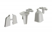 Комплект угловых элементов для овального бортика M3000/M3010, цвет 07 серый