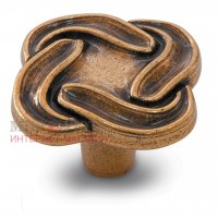 Ручка-кнопка бронза Орваль: WPO.745.000.00A8