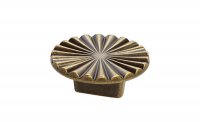 Ручка-кнопка, отделка бронза "Флоренция"