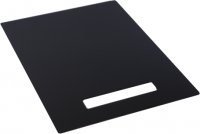 Schock: 629075 Разделочная доска большая для мойки Horizont D150 537x394x4 черное стекло