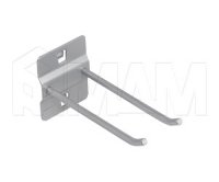 HOME SPACE крючок двойной, 30 мм, металлик: HSG030MT