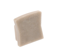 GTV: Заглушка для профиля GLAX MINI накладного высокого - цвет ШАМПАНЬ (цена за 10шт.): PA-ZASGLAXMNKW-90