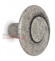 Ручка-кнопка D30мм серебро состаренное: WPO.602.030.00E8