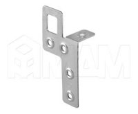 Навес металлический с креплением в двух плоскостях, 22х40х81 мм, левый: N2D22X40X81L