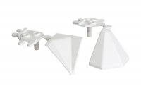 Комплект углов 90" для треугольного бортика M3530/M3540/M3545, цвет 02 белый