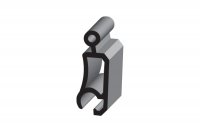 Профиль-шторка, цвет Вишня, L=2.50м