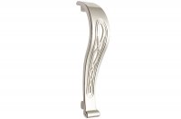 Ручка-скоба 96мм, отделка серебро