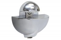 Менсолодержатель овальный, отделка хром глянец, комплект 2 штуки