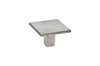 Ручка-кнопка, отделка хром матовый