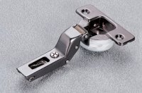 Петля 110" вкладная с доводчиком, отделка титаниум