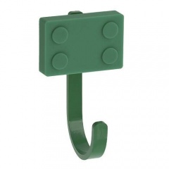 GTV: Крючок мебельный WM-BLOCK прямоугольник, зеленый: WM-BLOCK-ZL