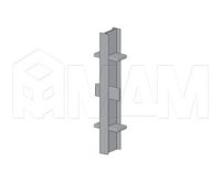 Соединитель 180 градусов (высота 100), орех: 19.1566R.20