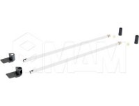 NOVA PRO Комплект круглых рейлингов, белый, 500 мм: F102045966