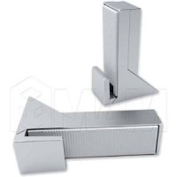 KALABRONE MAXI Менсолодержатель для деревянных полок 25 - 50 мм, хром матовый (2 шт.): 1 62200 30 JM-2