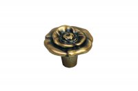 Ручка-кнопка, отделка бронза античная французская