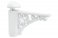 Менсолодержатель, отделка белый глянец