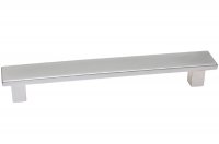 Ручка-скоба 128мм, отделка хром матовый