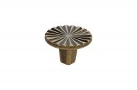 Ручка-кнопка, отделка бронза "Флоренция"