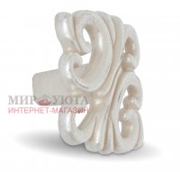 Ручка-кнопка серебро Венецианское: WPO.707.000.00M5