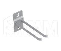 HOME SPACE крючок двойной, 15 мм, металлик: HSG029MT