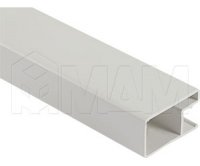 LUMINOR Профиль рамочный В459, серебро, 39х19мм, L-3000: LSP-B459-PVC-3000-0