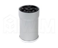 Опора декоративная D56мм, Н60+27мм хром матовый/хром: ADJ4.060.CMCR