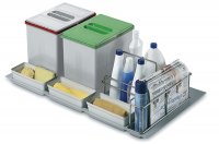 Набор емкостей в базу 900 для бытовой химии и раздельного сбора мусора