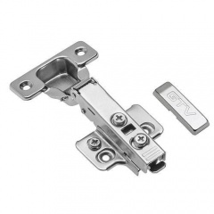 GTV: ПЕТЛЯ САМОЗАКРЫВАЮЩАЯСЯ SOLID БЕЗ ЕВРОШУРУПА РЕГУЛИРОВКА В 3 ПЛОСКОСТЯХ накладная: ZM-DCHC09-3DBEO