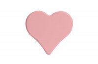 Ручка-кнопка 32 мм, отделка розовая