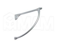 Менсолодержатель для деревянных полок L-240 мм, хром матовый (2 шт.): MS.1220.AP