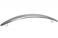 Ручка-скоба 128мм, отделка хром глянец