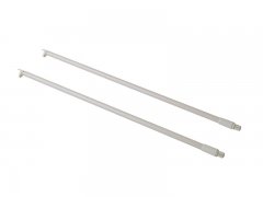 Рейлинги Firmax длина 500 мм, круглые средние для ящика Newline, белые