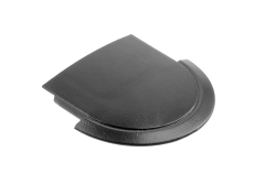 GTV: Заглушка для профиля PA-GLAX-AL - цвет черный мат. (цена за 10шт.): PA-ZASGLAX-20M