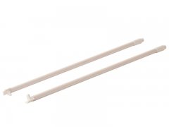 Рейлинги Firmax длина 450 мм, круглые средние для ящика Newline, белые