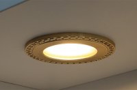 Светильник LED Nika, 3.5W/350mA, 3000K, отделка золото глянец