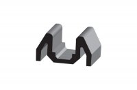 Направляющая накладная, светло-коричневая, L=2.50м