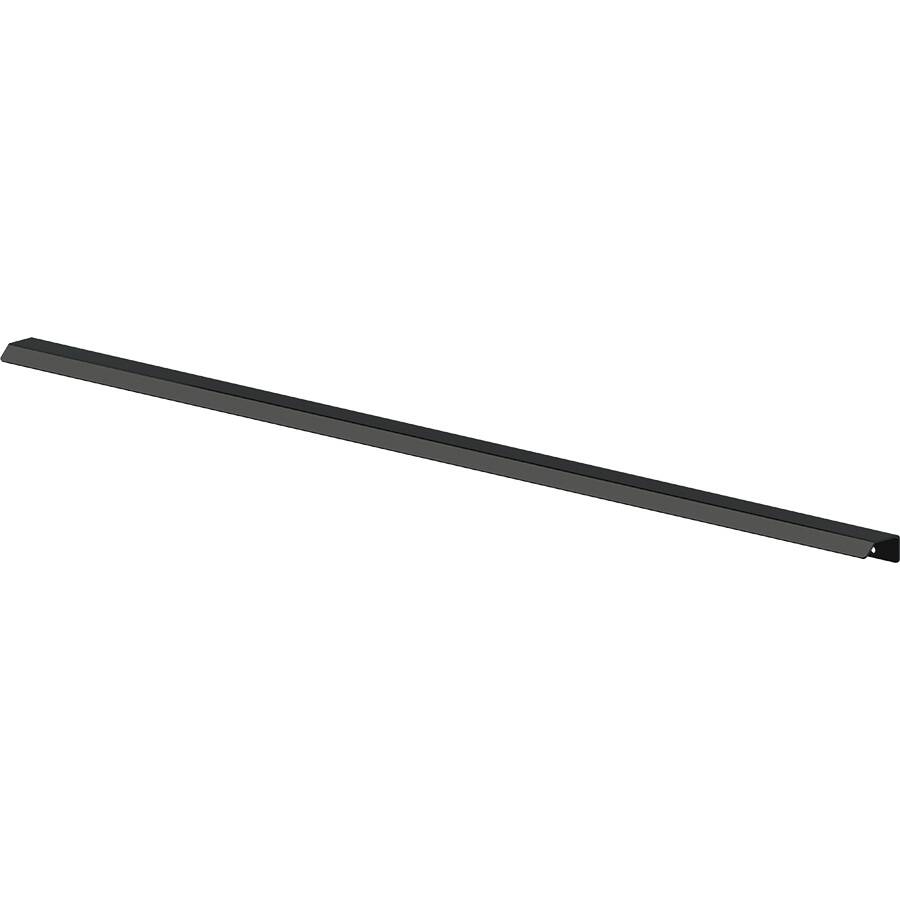 Ручка-профиль накладная L.896мм, отделка черный бархат (матовый)