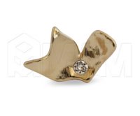 Ручка-кнопка золото с кристаллами Сваровски: S8105K.17