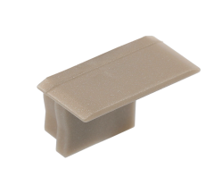 GTV: Заглушка для профиля GLAX MINI врезного высокого - цвет шампань (цена за 10шт.): PA-ZASGLAXMW-90