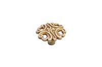 Ручка-кнопка, отделка золото винтаж