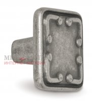 Ручка-кнопка серебро состаренное: WPO.669.000.00E8