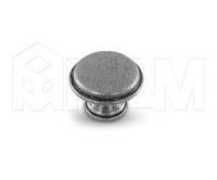 Ручка-кнопка D30мм серебро состаренное: WPO.6000.030.00E8